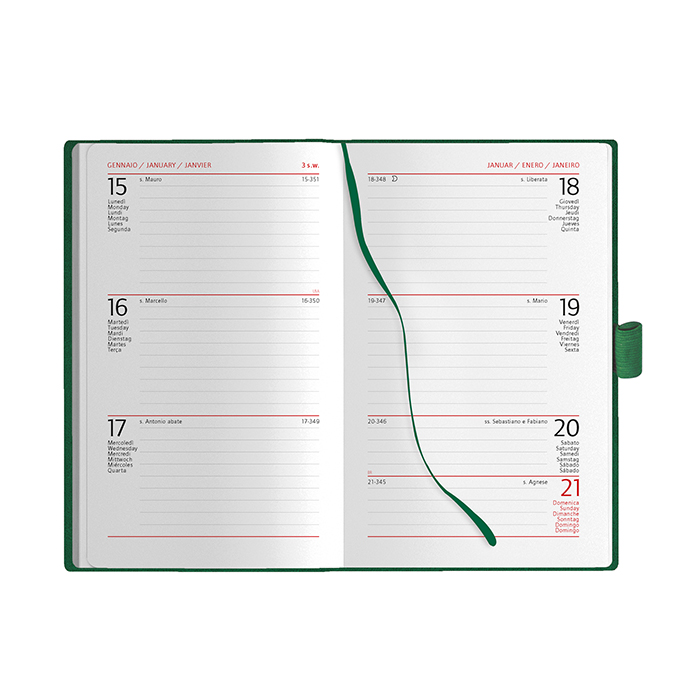 AGENDA TASCABILE SETTIMANALE